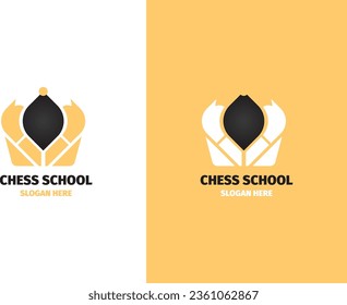 Chess school or Academy Logo Design