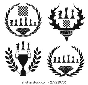 Chess set. Logo