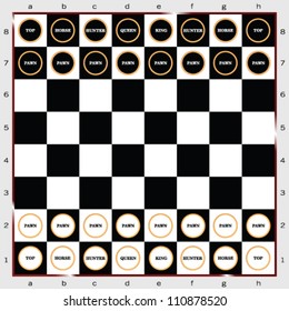 chess sign and icon vector illustration in color with chess pawn