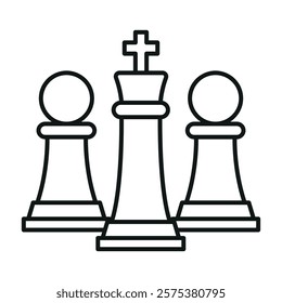 chess sign symbol vector icon