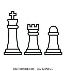 chess sign symbol vector icon