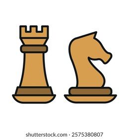 chess sign symbol vector icon