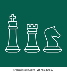 chess sign symbol vector icon
