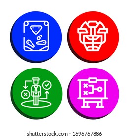 los iconos simples del ajedrez se configuran. Contiene iconos como Pinball, casco de hockey, Estrategia, puede ser usado para web, móvil y logotipo