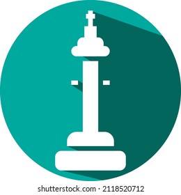 Chess sport, illustration, vector on a white background.