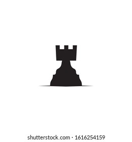 Chess sport logo design vector icon template illustration