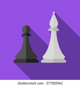 chess sport purple