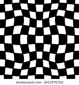 Chess square maze stripe of Repeating Pattern vector, abstract parallelogram cube seamless patterns.