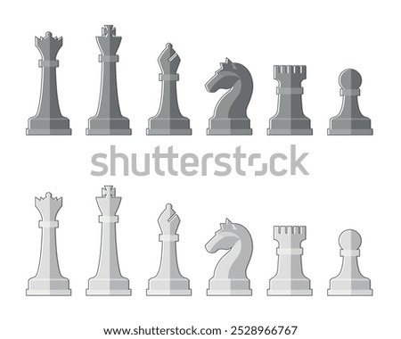 Chess is a strategy board game played between two players on a board with 64 squares. Each player starts with 16 pieces: including king, queen, rook (2), bishop (2), knight (2) and pawn (8).