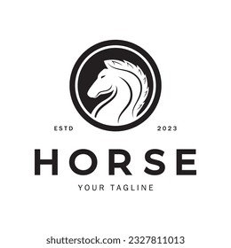 Chess strategy game logo with horse, king, pawn, minister and rook.