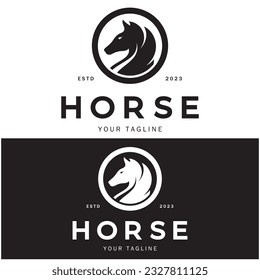 Chess strategy game logo with horse, king, pawn, minister and rook.