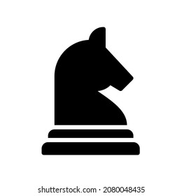 Chess Strategy Icon, Glyph style icon vector illustration, Suitable for website, mobile app, print, presentation, infographic and any other project.