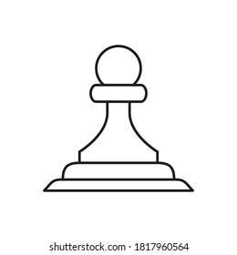 Chess , strategy icon suitable for info graphics, websites and print media and interfaces. Line vector icon.