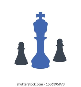 Chess Strategy icon, Vector graphics