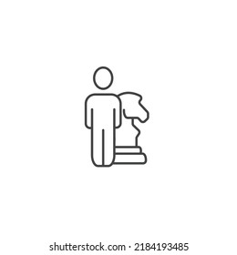 Chess Strategy icons  symbol vector elements for infographic web