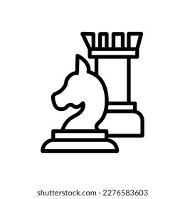 Chess Strategy symbol, Chess Icon Flat Modern, simple flat vector illustration for web site or mobile app..eps