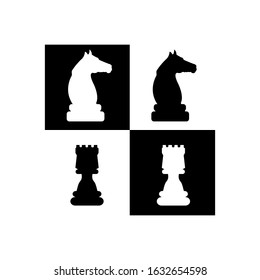 Chess Strategy vector icon, gross master symbol. Modern, simple flat vector illustration for web site or mobile app