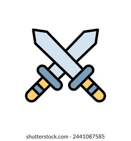 Chess Sword Icon Vector Illustration