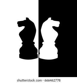 Chess symbol, vector illustration