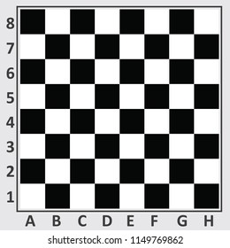 Chess table. vector illustration