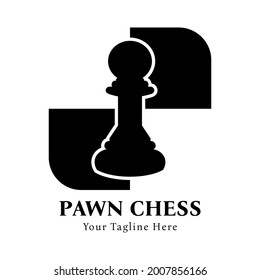 Chess template for club. Design for decoration tournaments, logo sports cups.