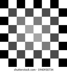 Mosaico de ajedrez 8x8. Clarificación Patrón de cuadros de verificación. Vector.