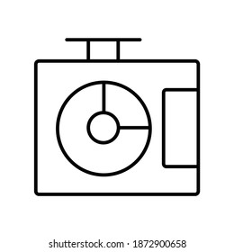 Chess Timer Clock line icon