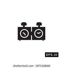 Chess Timer Icon. Chess Sport game Sign Vector