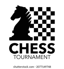 Chess tournament, match, game vector illustration. Can be used as wall art, advertising, invitation, banner, poster. EPS 10