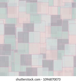 A chess transparent grid consisting of strips covers a seamless camouflage pattern of squares.