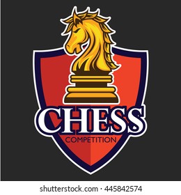 Chess vector badge