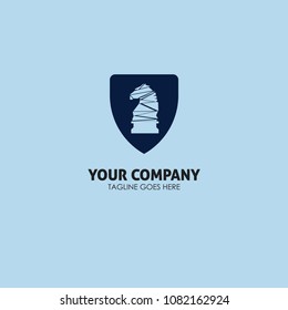 Chess vector design logo template