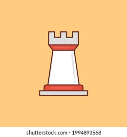chess vector flat colour icon
