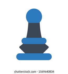 chess vector glyph colour icon 
