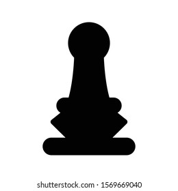 chess vector glyph flat icon 