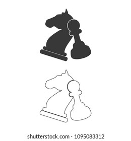 Chess vector  icon.