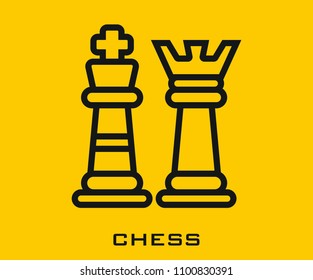 Chess vector icon