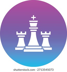 Chess vector icon. Can be used for printing, mobile and web applications.