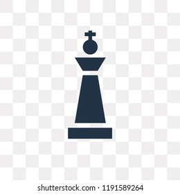 Chess vector icon isolated on transparent background, Chess transparency concept can be used web and mobile