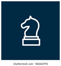 Chess vector icon, strategy symbol. Modern, simple flat vector illustration for web site or mobile app