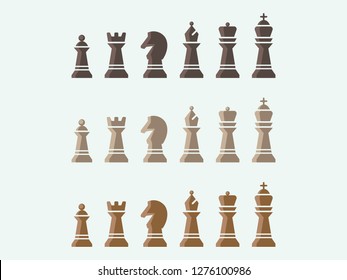 chess vector icons