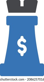 SchachVektorgrafik einzeln auf transparentem Hintergrund . glyph-Vektorsymbole für Konzept- oder Web-Grafiken.