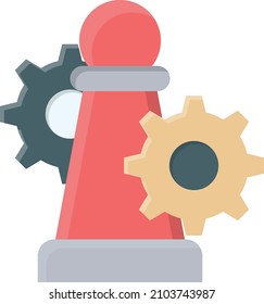 chess Vector illustration on a transparent background.Premium quality symmbols.Vector line flat icon for concept and graphic design.
