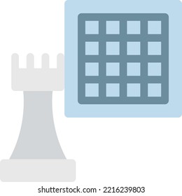 chess Vector illustration on a transparent background. Premium quality symmbols. Line Color vector icons for concept and graphic design. 
