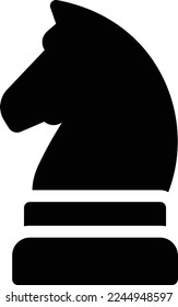 ilustración de ajedrez Vector en un fondo transparente. Símbolos de calidad superior. Iconos vectoriales de glifos para diseño de conceptos y gráficos. 
