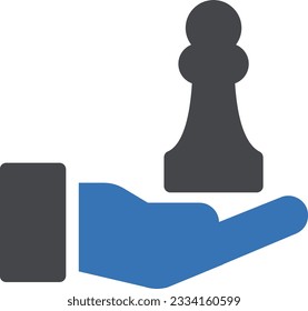 ilustración del vector de ajedrez en un fondo transparente.Símbolos de calidad premium.Icono vector glifos para el diseño de concepto y gráfico. 
