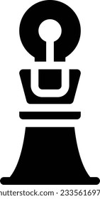 chess Vector illustration on a transparent background.Premium quality symmbols.Glyphs vector icon for concept and graphic design.