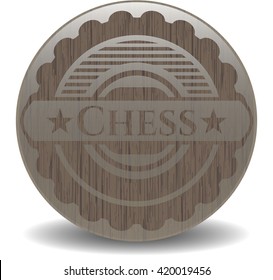 Chess wood emblem