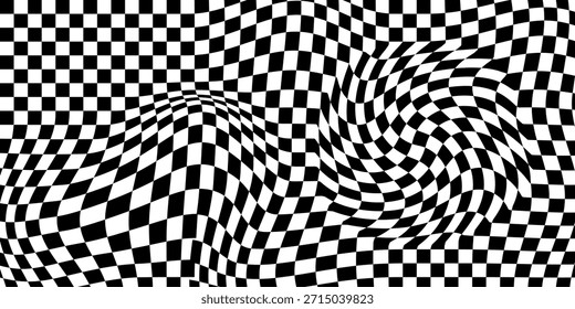 Chessboard Background Black and white chess or draughts board isolated