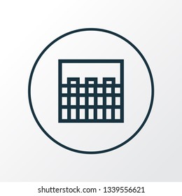 Chessboard icon line symbol. Premium quality isolated gradient element in trendy style.
